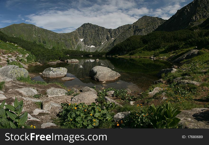 Lake in Tatra Mountains