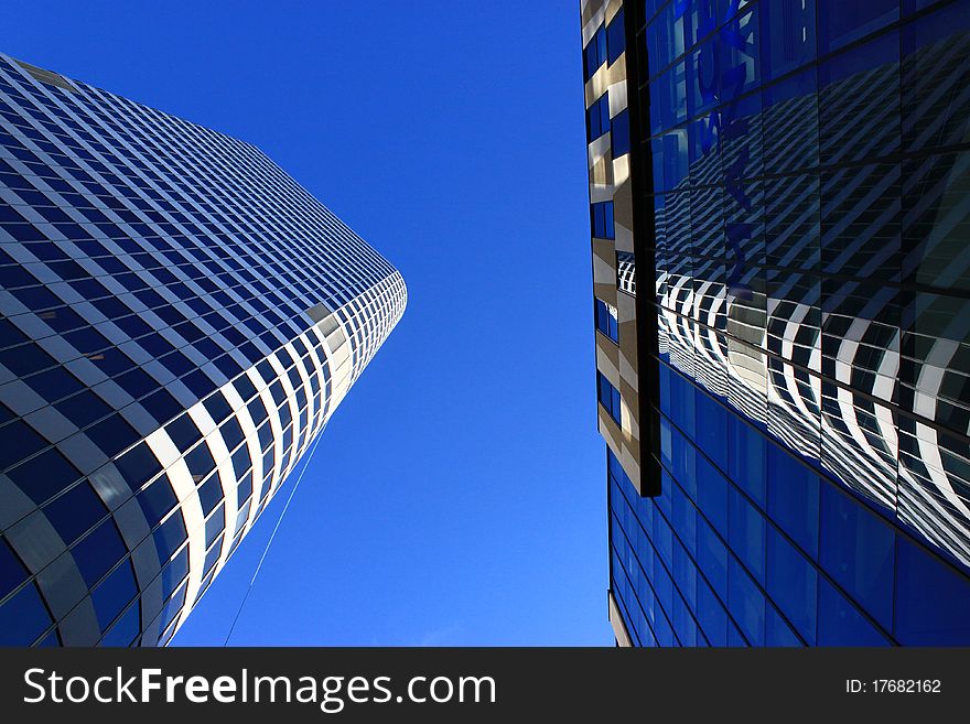 Modern Office Buildings in Downtown Toronto