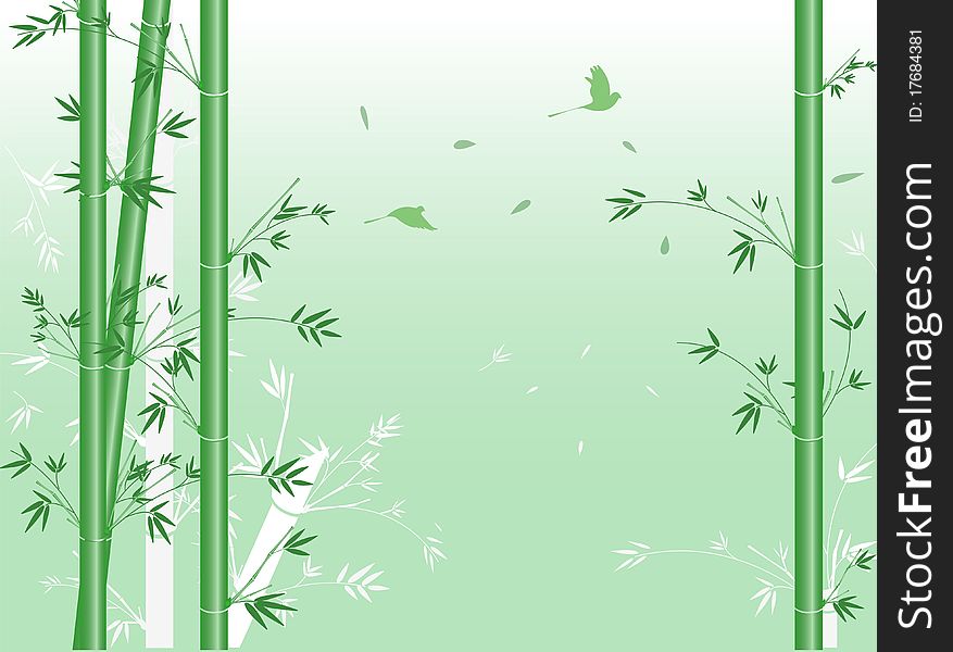 Vector Green Bamboo.