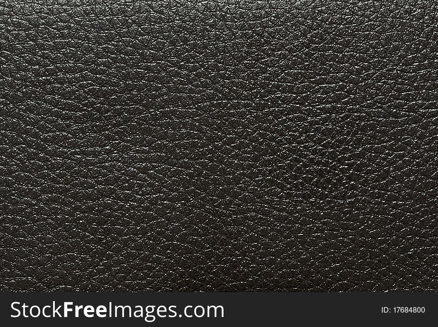 Closeup of brown leather texture