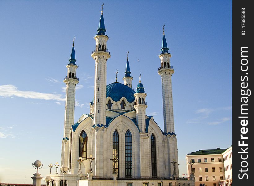 The mosque in the Kazan Kremlin, Russia. The mosque in the Kazan Kremlin, Russia