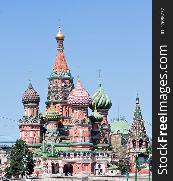St. Basil's Cathedral on Red Square. Moscow. St. Basil's Cathedral on Red Square. Moscow