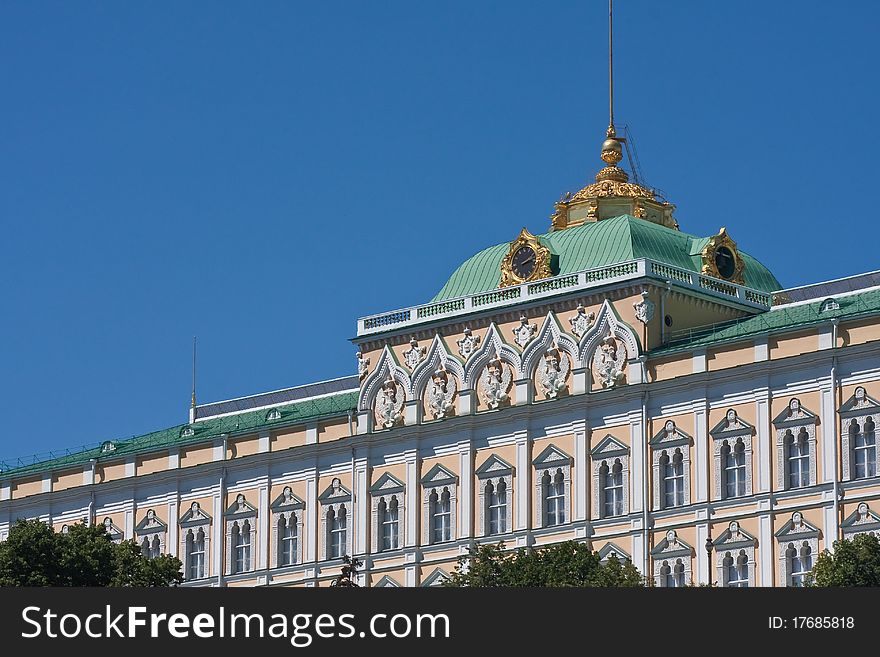 Moscow. Grand Kremlin Palace- residence of president