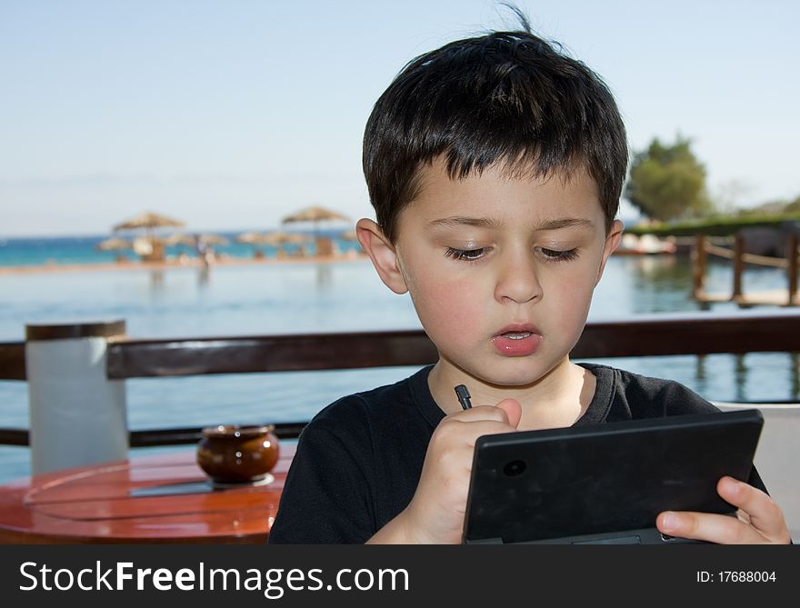 Boy Playing Game