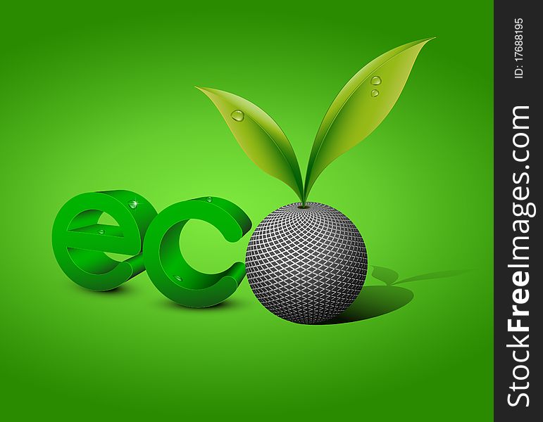 Abstract Eco Background.