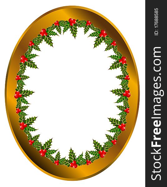 Christmas background with fir beautiful illustration for a design