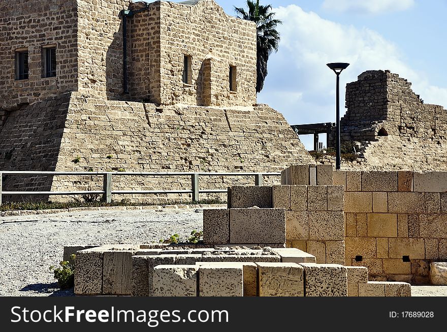 Remains of the Caesarea Port Building