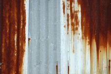 Rusty Corrugated Royalty Free Stock Image Rusty Corrugated Royalty Free Stock Image