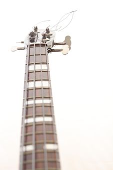 Bass Guitar Isolated On White Stock Photo Bass Guitar Isolated On White Stock Photo