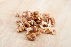 Cracked Walnut Stock Photo Cracked Walnut Stock Photo