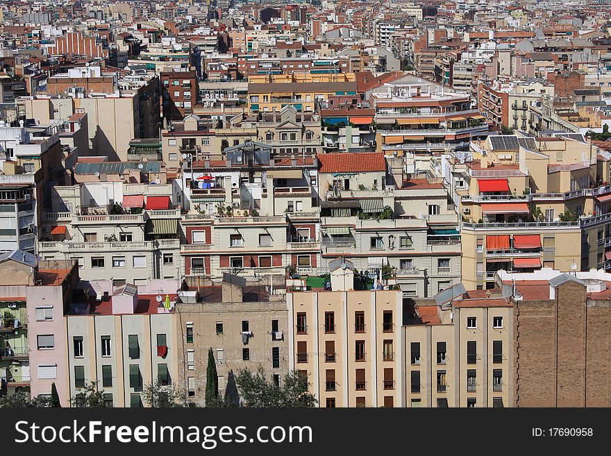 View of Barcelona form Sagrada Familia. View of Barcelona form Sagrada Familia