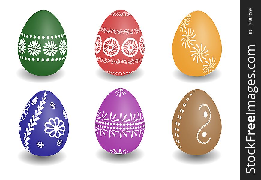 Wax Painted Easter Eggs