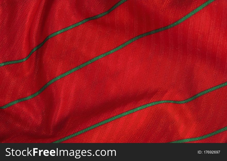 Textured red cloth for use as a background
