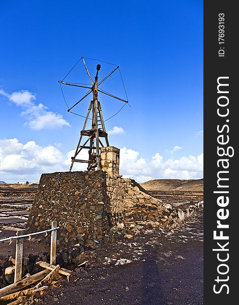 Salt refinery, Saline from Janubio, Lanzarote