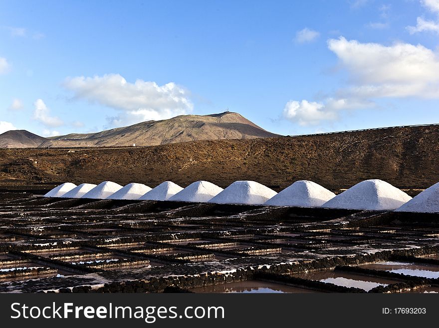 Salt refinery, Saline from Janubio, Lanzarote