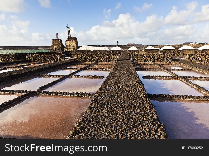 Salt Refinery, Saline From Janubio, Lanzarote