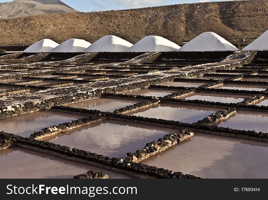 Salt refinery, Saline from Janubio, Lanzarote