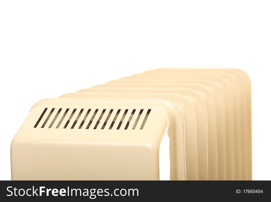 Heatings isolated on a white background