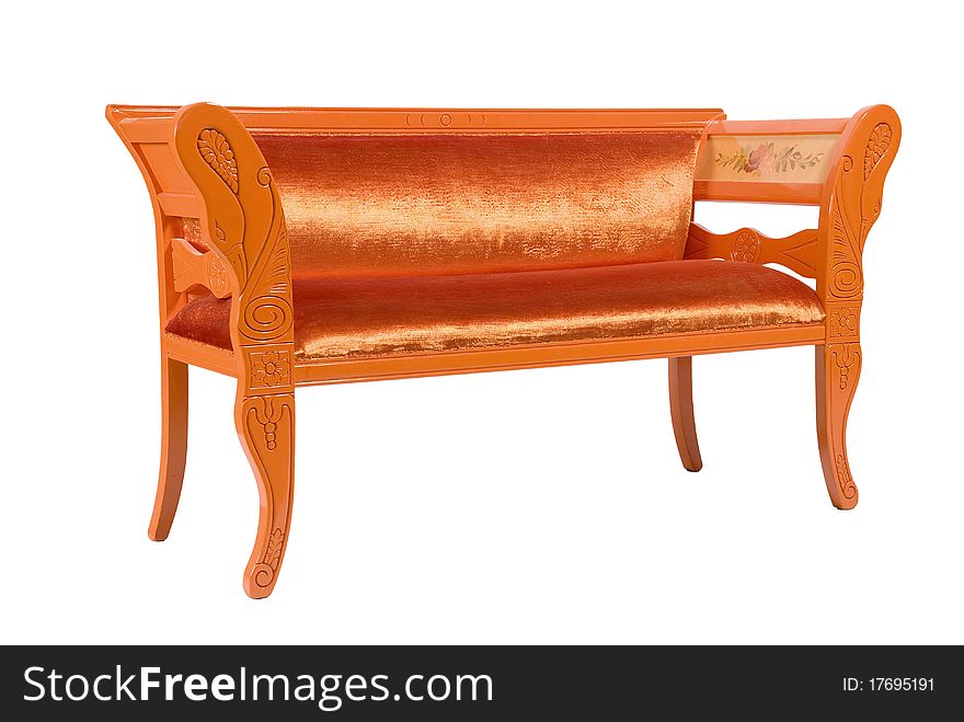 Orange Modern Couch