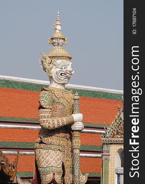 Statue in Grand Temple thailand