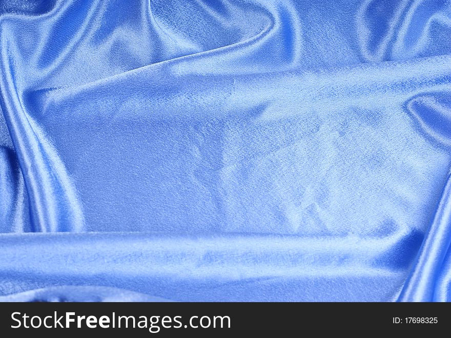 Blue Silk Textile