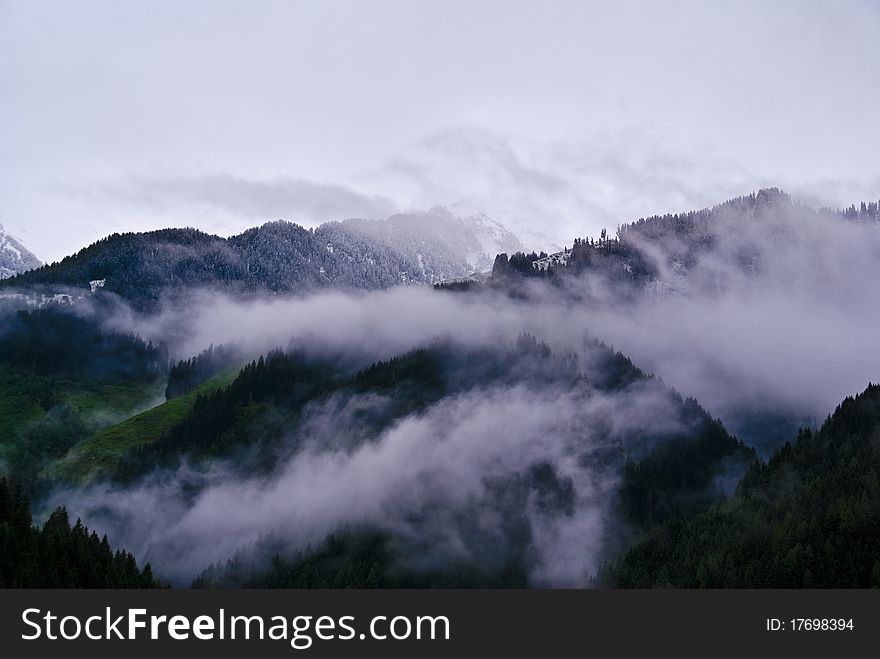 Mountains At  Zillertaler Alps