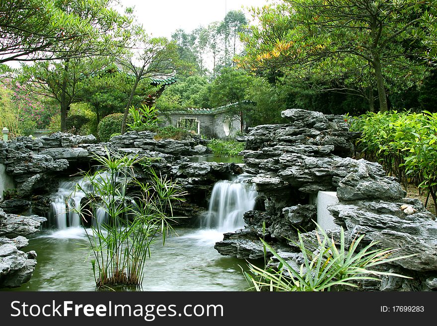 It is a garden in HKSAR, China. Many people spend their leisure here, hanging around. It is a garden in HKSAR, China. Many people spend their leisure here, hanging around.