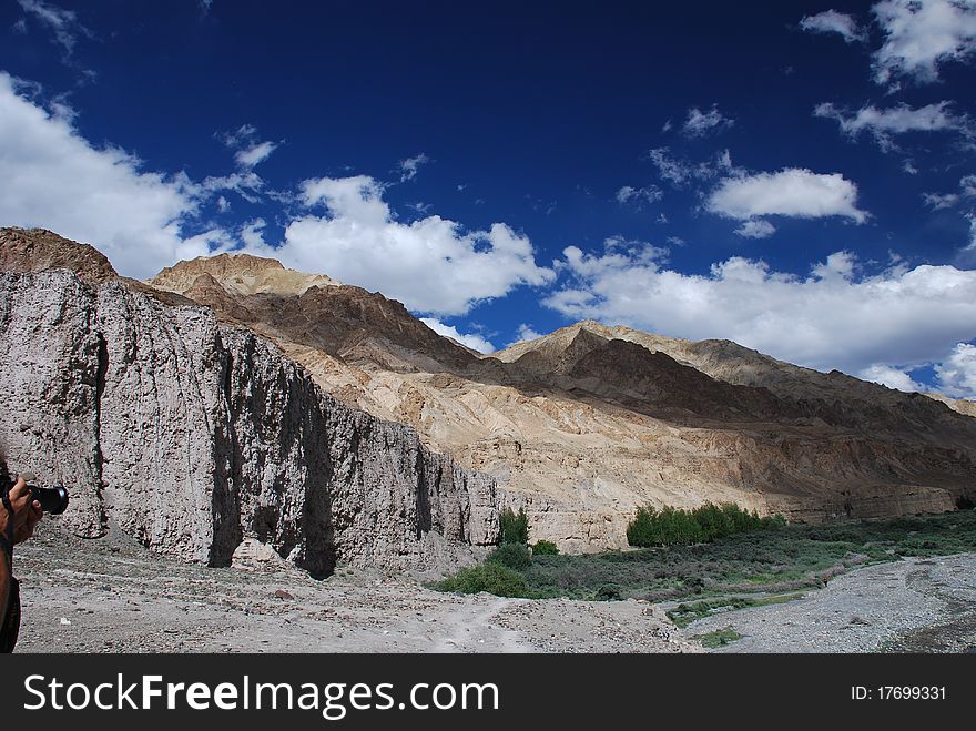 The mountain of Ladahk india. The mountain of Ladahk india