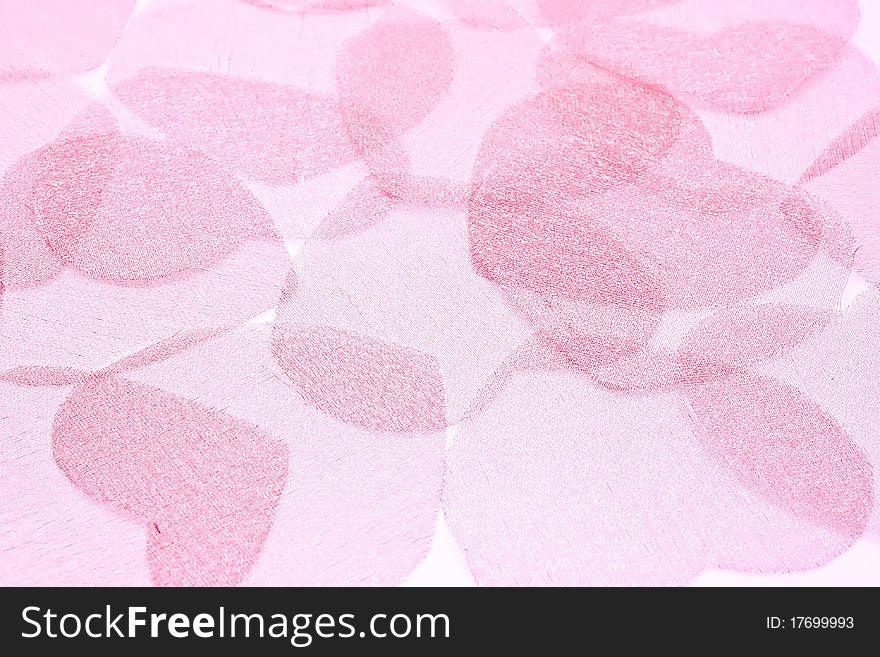 Silk pink hearts, can be used as a background image. Silk pink hearts, can be used as a background image