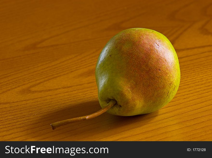 Pear On A Table