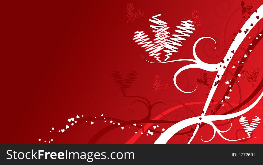 Valentine Background, Vector