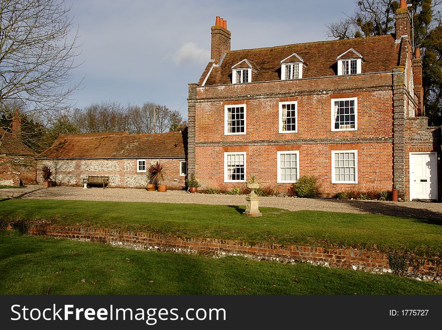 A Grand Country Manor House in Rural England