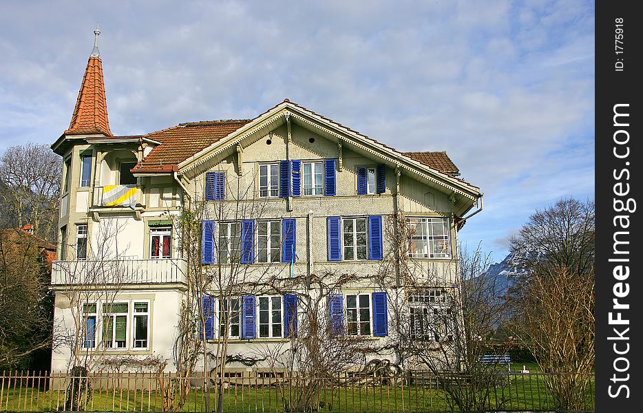 Nice House in Interlaken. Switzerland. Nice House in Interlaken. Switzerland