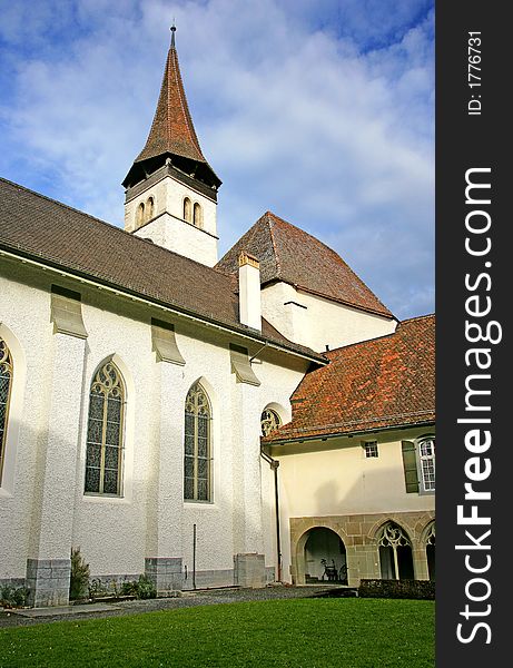 Catholic Church in Interlaken. Switzerland. Catholic Church in Interlaken. Switzerland