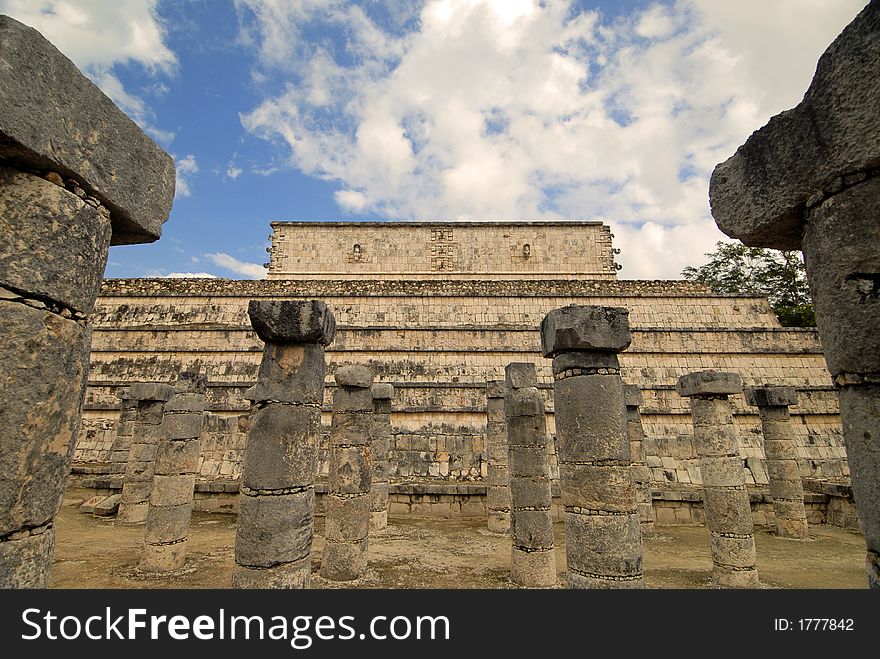 Ruins in Chichen Itza, Mexico. Ruins in Chichen Itza, Mexico