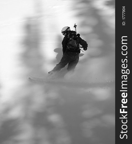 Snowboarder enjoys fresh powder near snowbird ski and summer resort in the backcountry utah #6. Snowboarder enjoys fresh powder near snowbird ski and summer resort in the backcountry utah #6