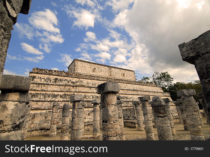 Ruins in Chichen Itza, Mexico. Ruins in Chichen Itza, Mexico