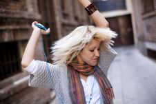 Enjoying Music Royalty Free Stock Image Enjoying Music Royalty Free Stock Image