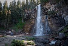 Waterfall Royalty Free Stock Photography Waterfall Royalty Free Stock Photography