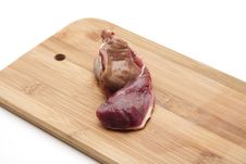Duck Neck With Liver Royalty Free Stock Photo