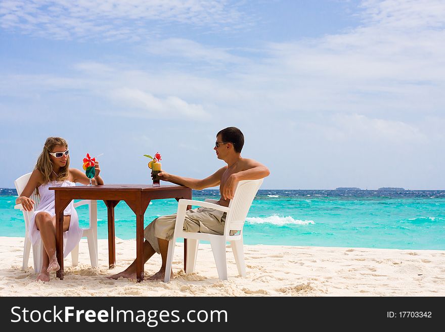 Cocktails At The Beach