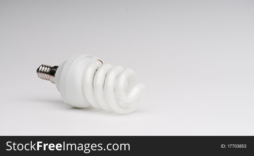 Lamp on a white background