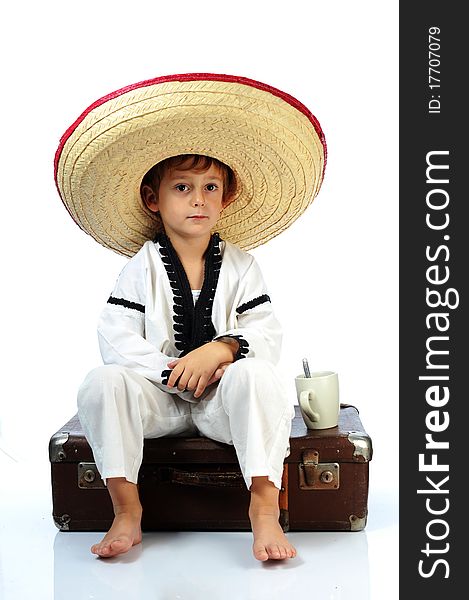 Boy with  sombrero