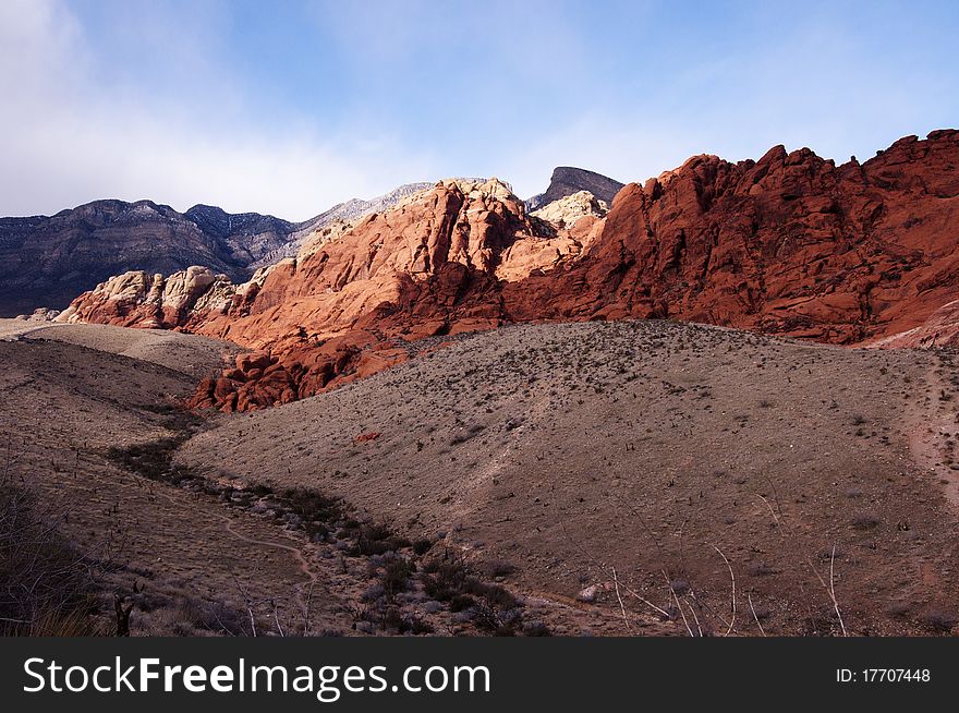 Red Rock Canyon, view of the landscape