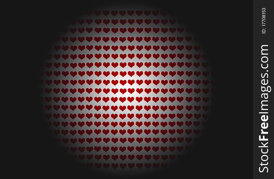 Many hearts for Valentine Day