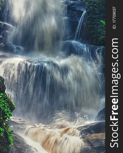 Beautiful waterfalls from north of Thailand