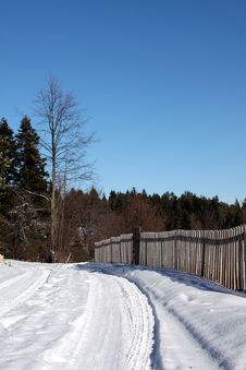 Sunny Winter Day Royalty Free Stock Images Sunny Winter Day Royalty Free Stock Images