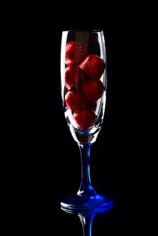 Glass With Sweets. Stock Image Glass With Sweets. Stock Image
