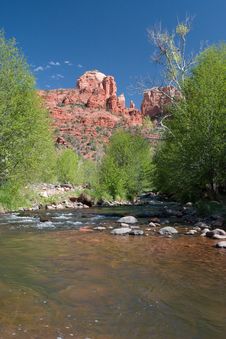 Cathedral Rock At Red Rock Crossing, Sedona, AZ Stock Images Cathedral Rock At Red Rock Crossing, Sedona, AZ Stock Images