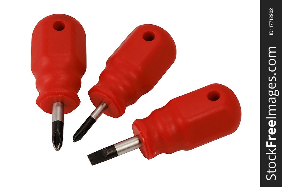 Three Mini Screwdrivers